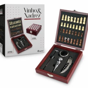 KIT VINHO E XADREZ